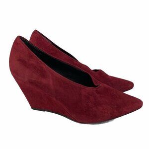 Anthropologie Pied Juste Navette Pump Wedge 8